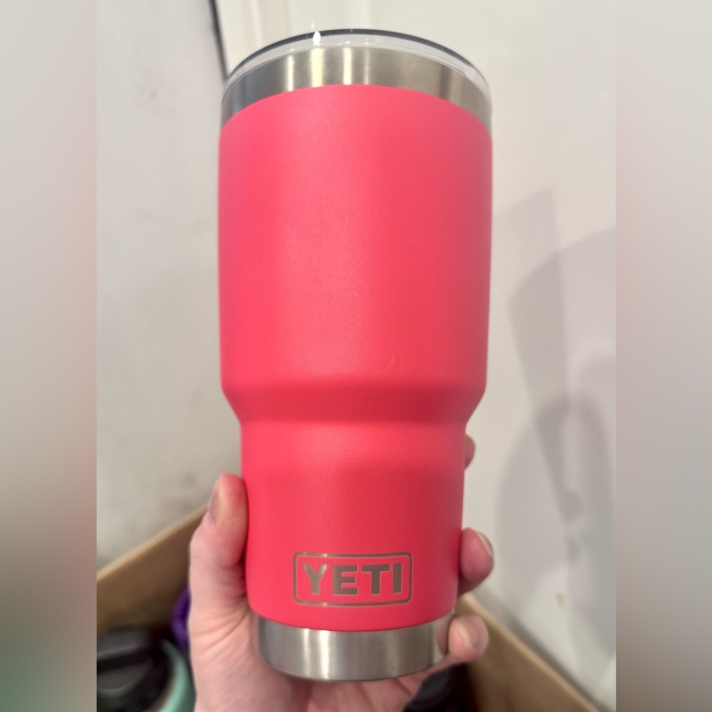 Bimini pink yeti rambler tumbler